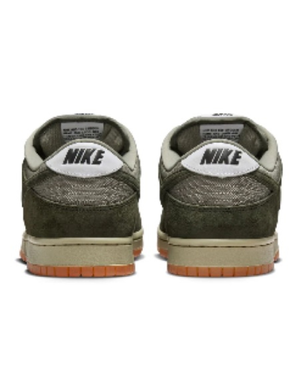 NIKE SB DUNK LOW PRO B - SEQUOIA / LT ARMY / WHITE  Mens 10.5 - Picture 4 of 10